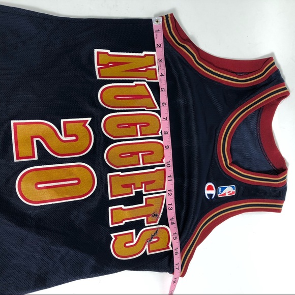 Vintage 90’s NBA Nuggets Ellis Jersey basketball - Picture 3 of 8